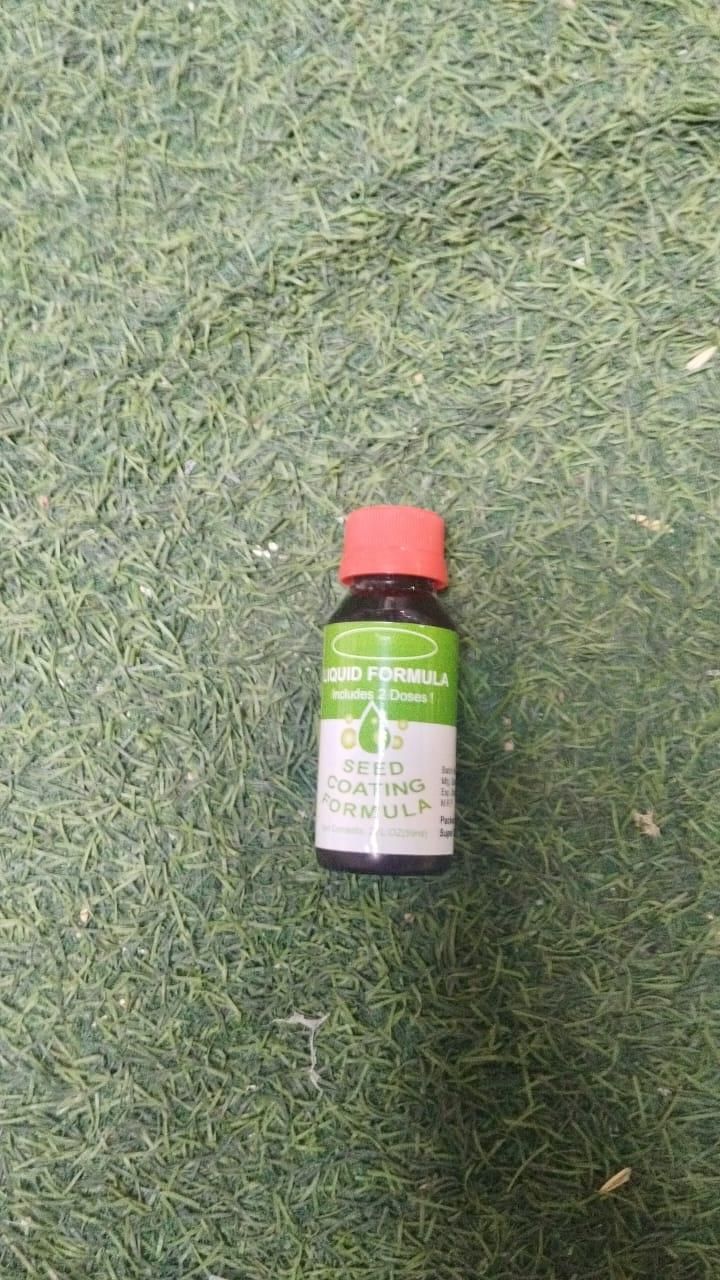 Seed Coating Formula, 60ml Green Grass Lawn Spray Pack of 2 (60ml)